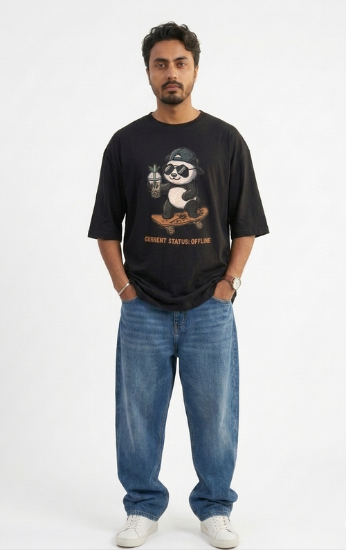 Zenetix Men's "Current Status: Offline" Oversized T-Shirt – Premium Heavyweight Streetwear (Copy)